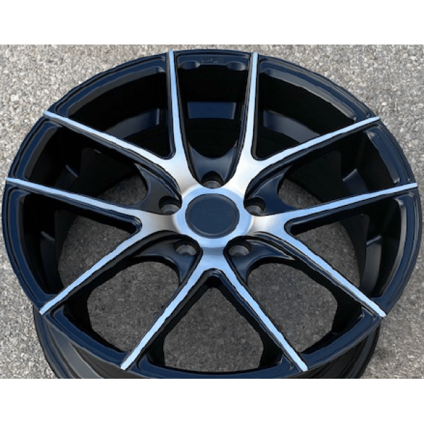 Ζάντα Aftermarket A013 14×5,5 ET35 4×114,3 Διαμαντέ Μαύρη